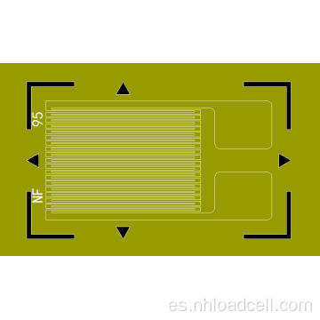 Medidor de cepa compensado de temperatura del módulo elástico